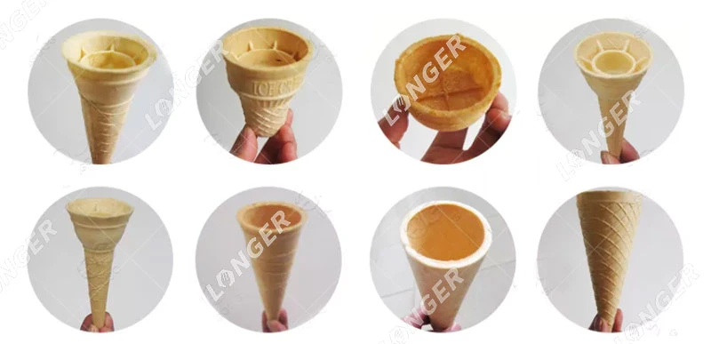 Large Capacity Wafer-Style Cone Making Machine Electric Ice Cream Cone Maker