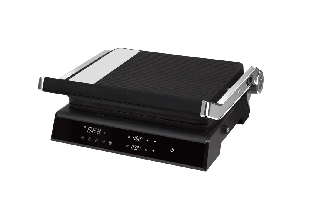 LCD 4 Slice Digital BBQ Panini Press Grill